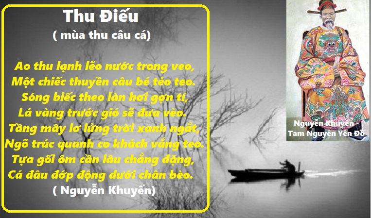 Hình ảnh con người Nguyễn Khuyến qua bài 