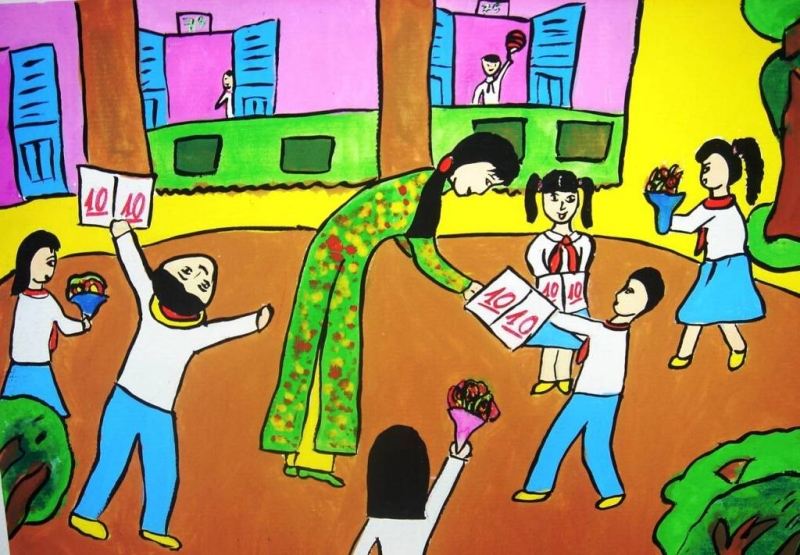 Cuộc thi vẽ tranh chào mừng ngày Nhà giáo Việt Nam 2011