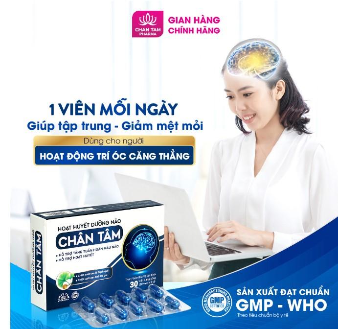 Hoạt huyết dưỡng não Chân Tâm