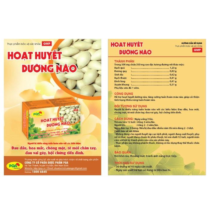 Hoạt Huyết Dưỡng Não PQA