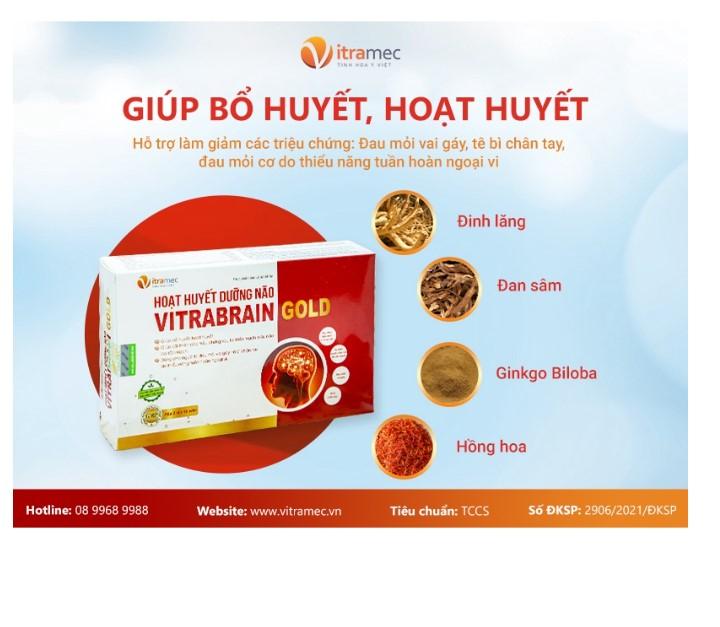 Hoạt Huyết Dưỡng Não Vitrabrain Gold