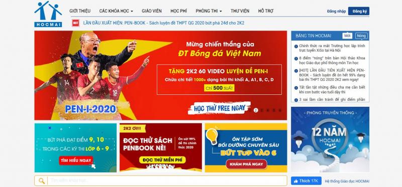 Hocmai.vn là một trong trang web học tập miễn phí bổ ích chuyên về các đề thi – đáp án – tài liệu.