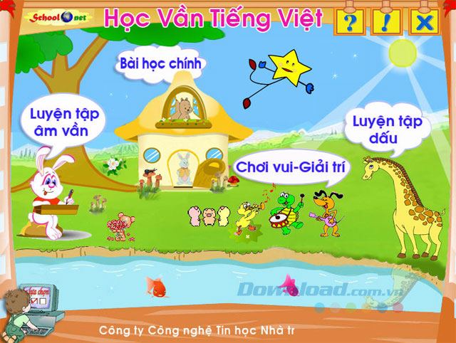Học Vần Tiếng Việt - Phần mềm học đánh vần Tiếng Việt lớp 1