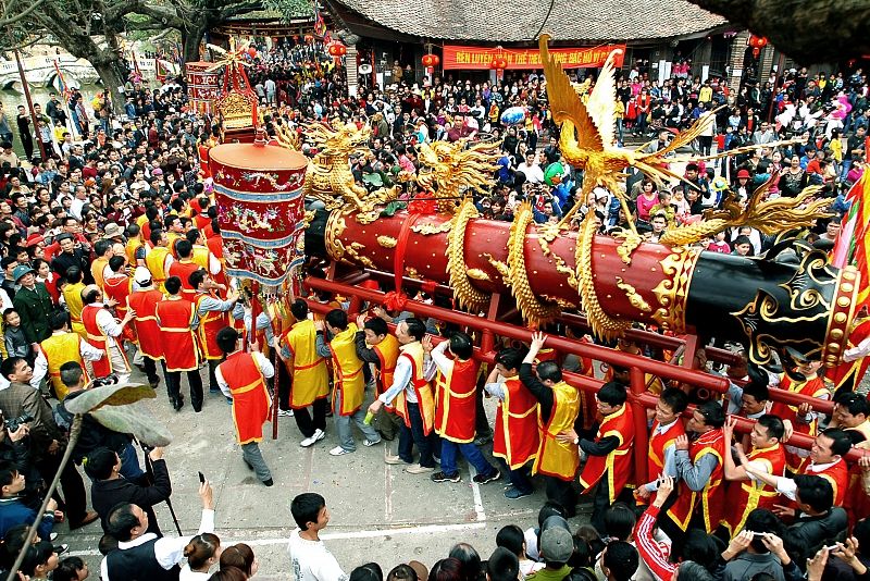 Là hoạt động tiêu biểu nhất mà người dân của làng nghề giàu có nhất ở vùng Bắc Ninh còn lưu giữ được cho đến ngày nay