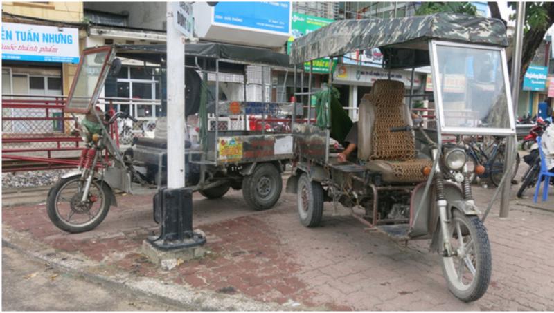 Hội xe thương binh ba bánh Hà Nội