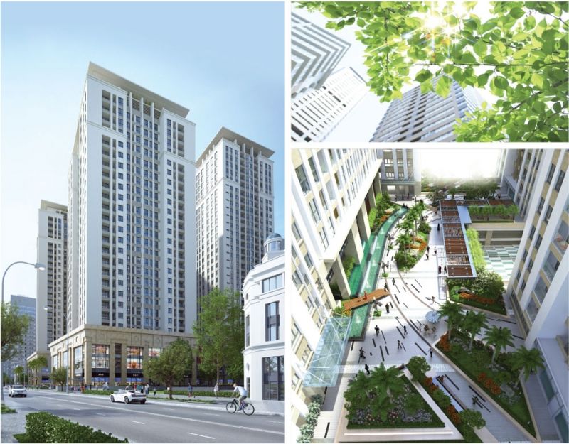 Một số hình ảnh về dự án Home City Trung Kính