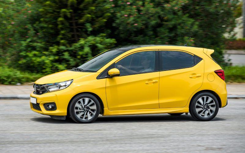 Honda Brio sở hữu ngoại hình nhỏ gọn