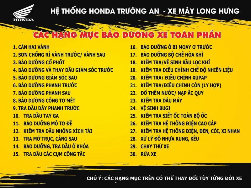 Honda Trường An - Xe Máy Long Hưng