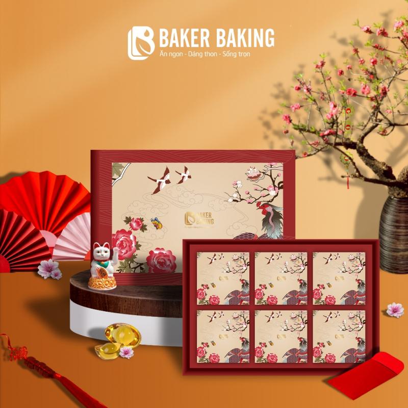 Hộp quà Tết Healthy 2025 Baker Baking, set quà dinh dưỡng Tết Giáp Thìn