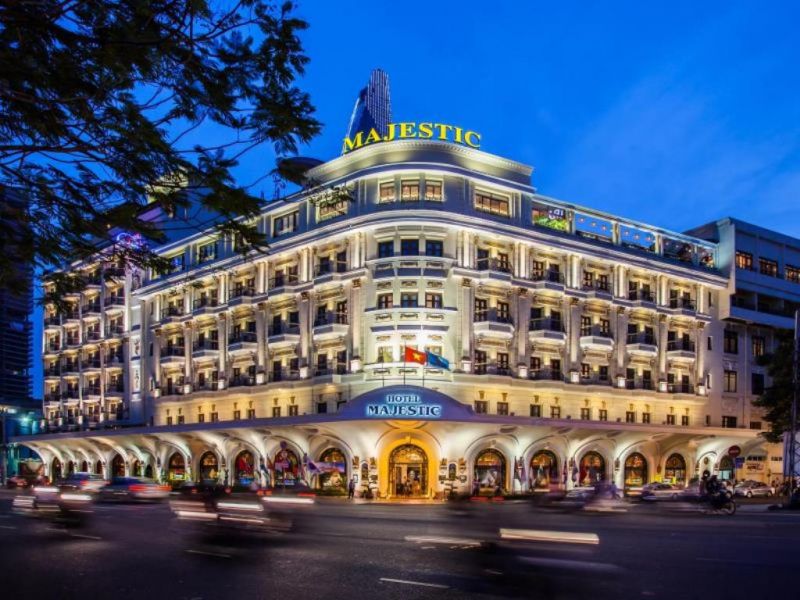 The Majestic Hotel looks both ancient and modern