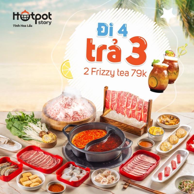 Buffet ngon hấp dẫn tại nhà hàng