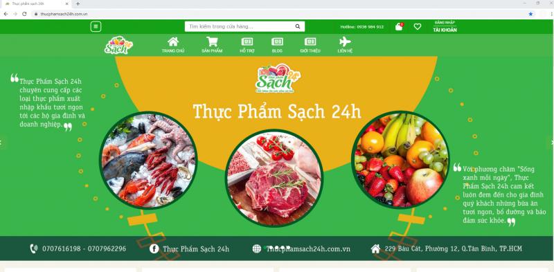 Top 6 website thực phẩm hàng đầu Việt Nam hiện nay