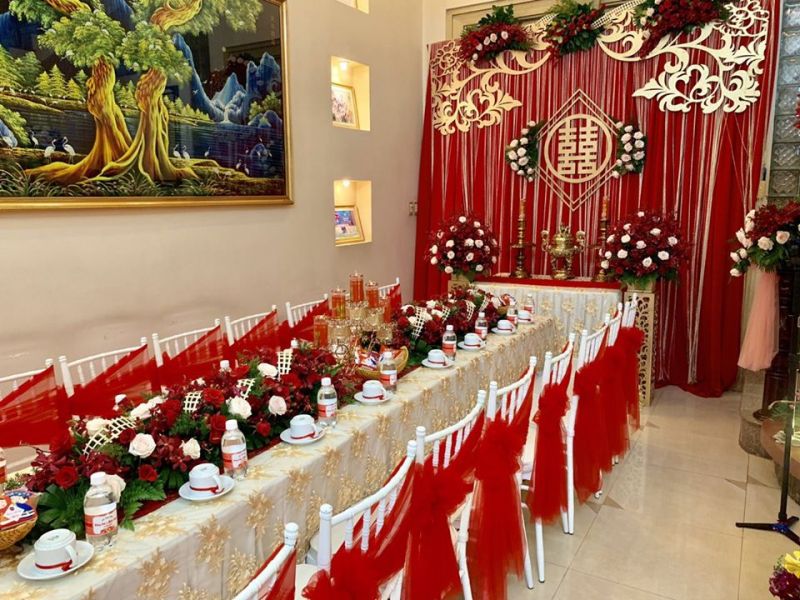Dịch vụ trang trí tiệc cưới đẹp nhất quận Tân Phú, TP. HCM