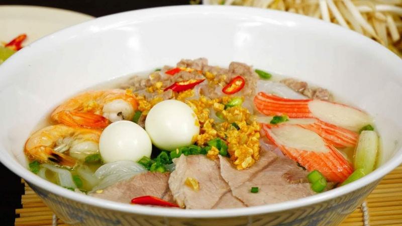 Hủ tiếu hấp Hà Tiên