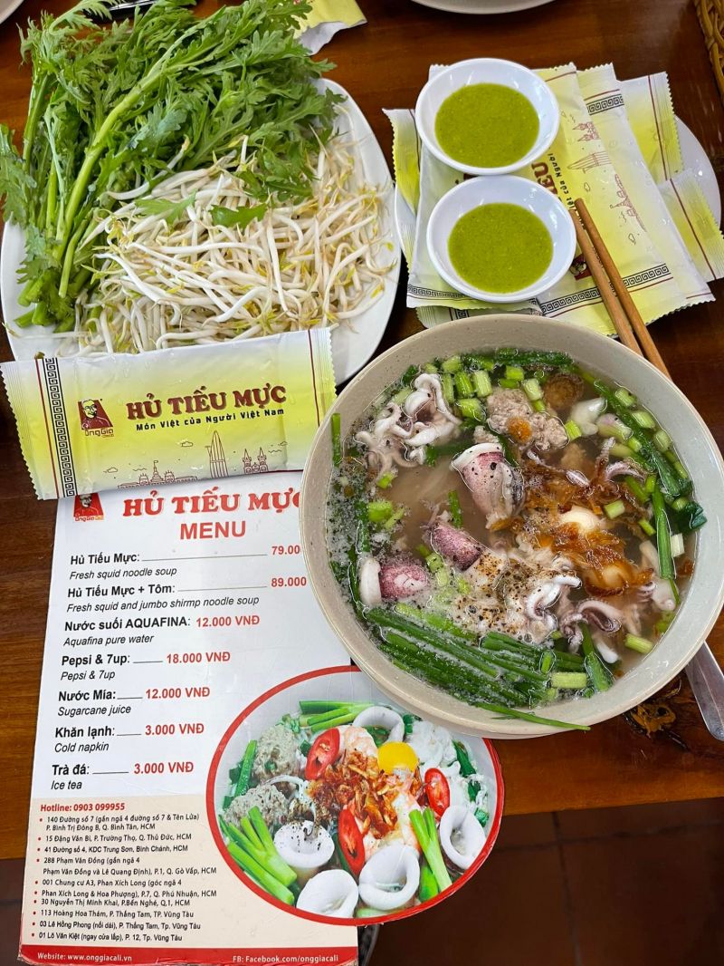 Hủ Tiếu Mực - Ông Già Cali