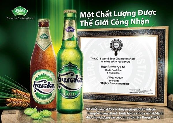 Bia Huda giờ đã thuộc sở hữu của Tập đoàn Carlsberg - Nguồn: Sưu tầm