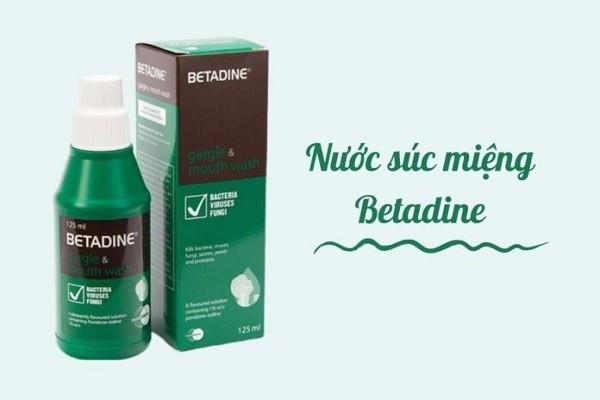 Hướng dẫn cách dùng Betadine