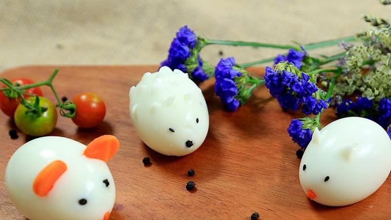 Hướng dẫn cách làm trứng hình thỏ đáng yêu