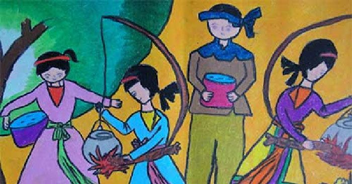 Tóm tắt, bố cục, nội dung chính văn bản Hội thổi cơm thi ở Đồng Vân