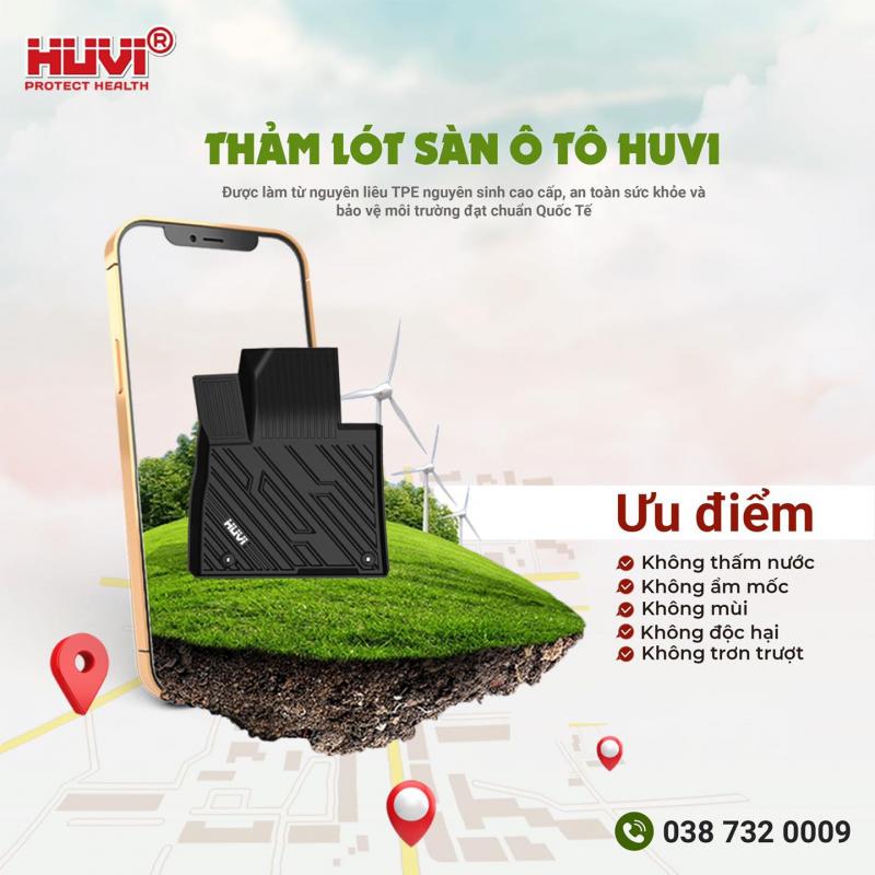 Huvi - Thảm Lót Sàn Ô Tô TPE Cao Cấp