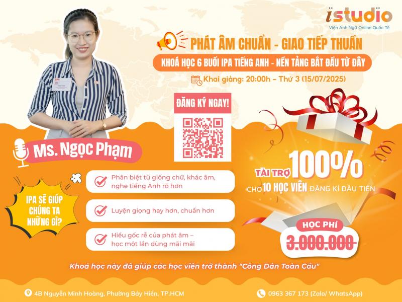i-Studio - Học Viện Anh Ngữ Online Quốc Tế