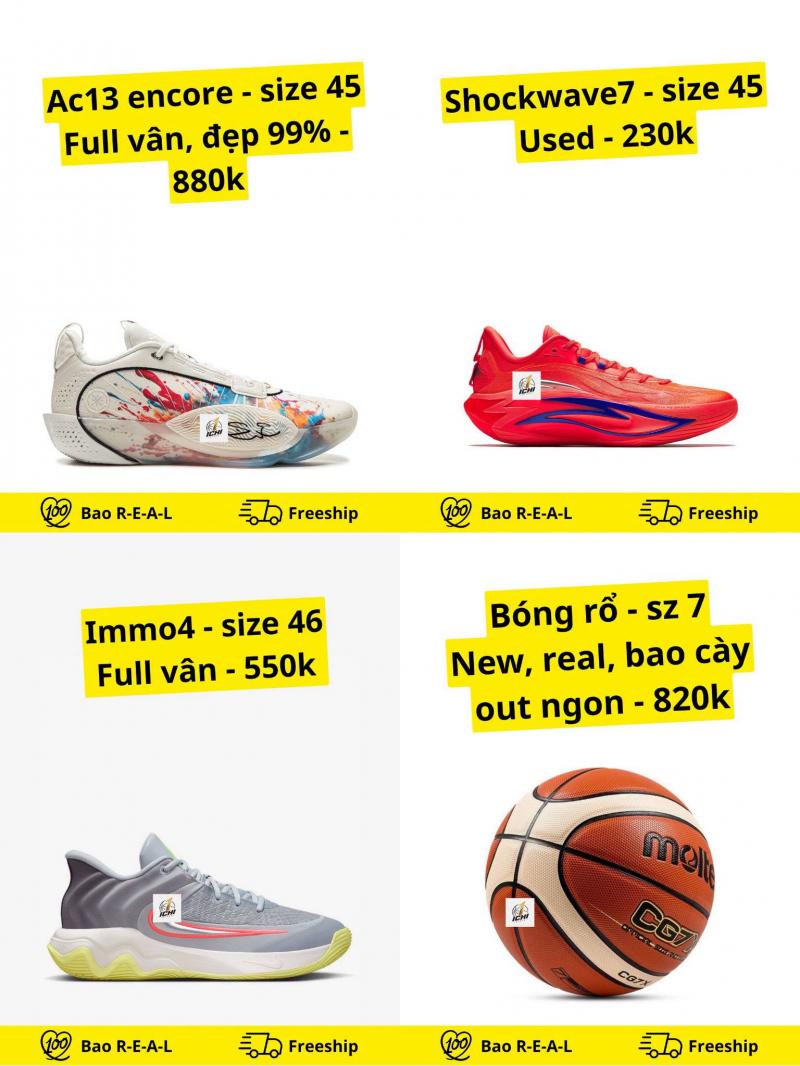Ichi Store - Giày Bóng Rổ 2hand Hà Nội
