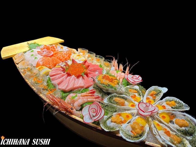 Bàn buffet sushi thượng hạng