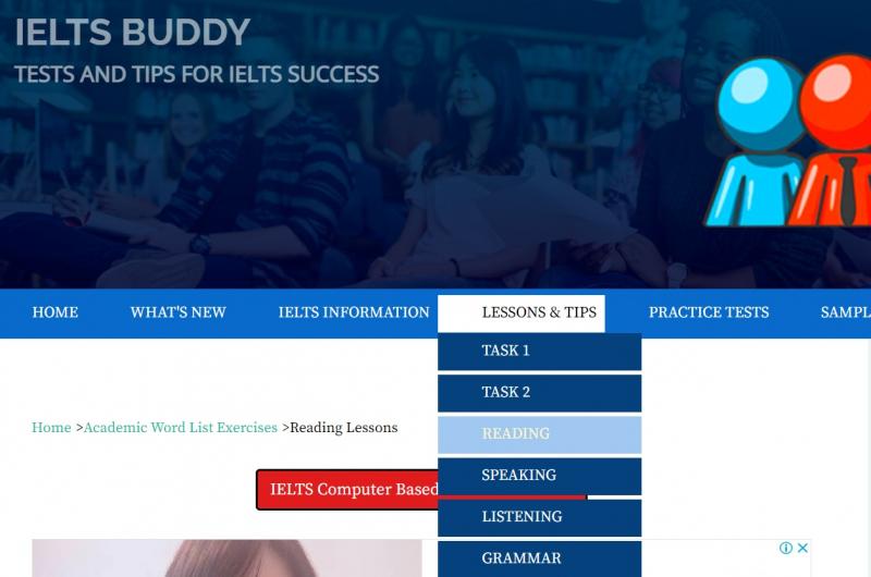 Trang web IELTS Buddy