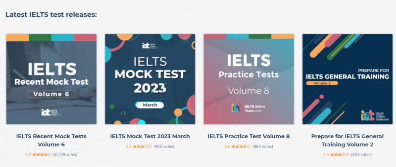 Trang web IELTS Online Test