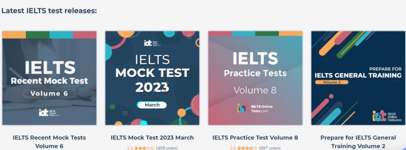 Trang web IELTS Online Test