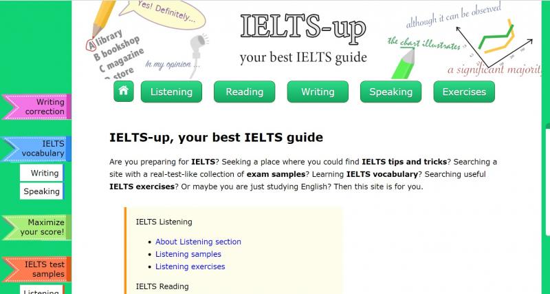 Trang web IELTS-up