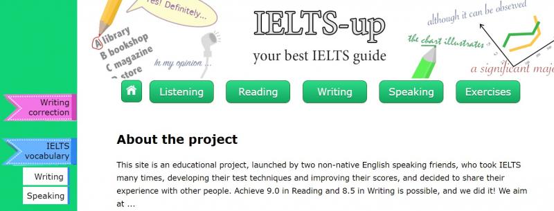 Trang web IELTS-up