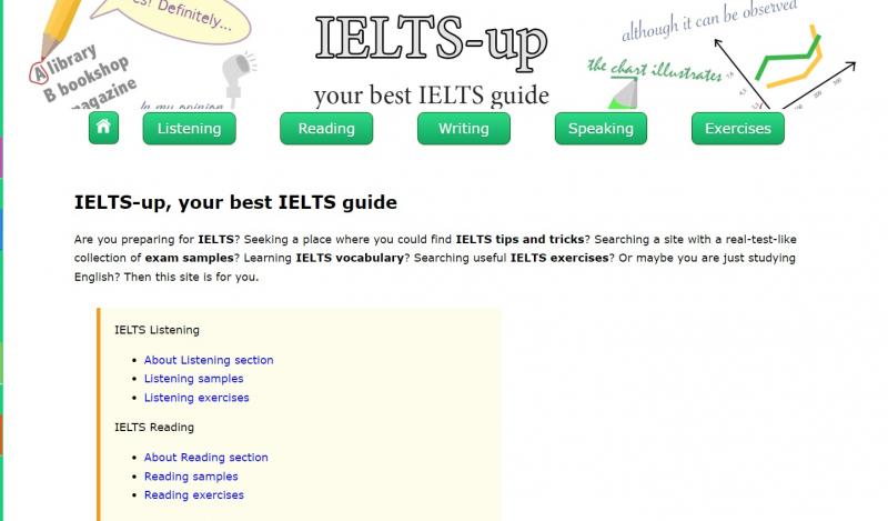 Trang web IELTS-Up