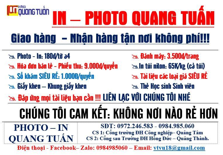 In - Photo Quang Tuấn