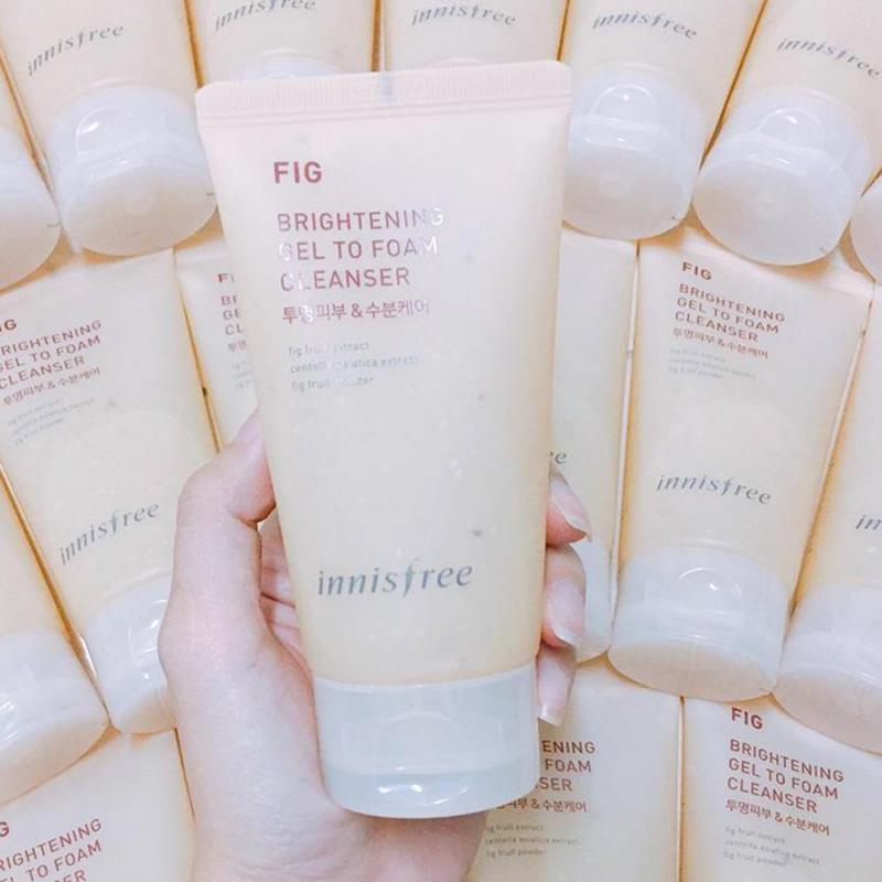 INNISFREE FIG BRIGHTENING GEL TO FOAM CLEANSER