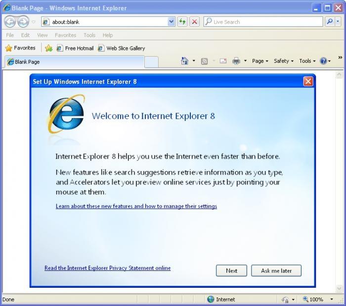 Internet Explorer