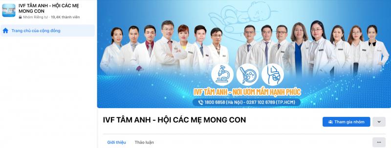 IVF TÂM ANH - HỘI CÁC MẸ MONG CON