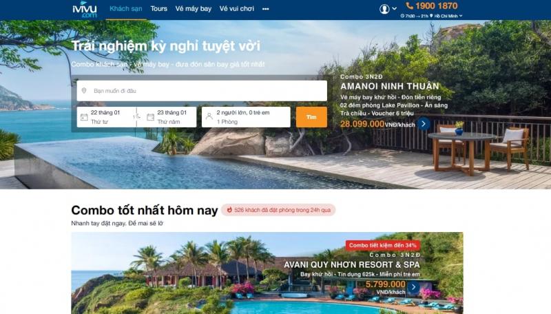 Trang Web của Ivivu