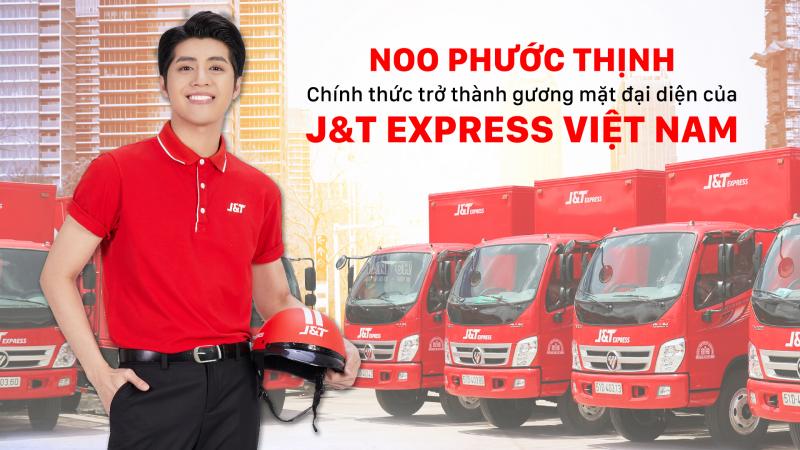 Ca sĩ Noo Phước Thịnh là gương mặt đại diện của J&T Express
