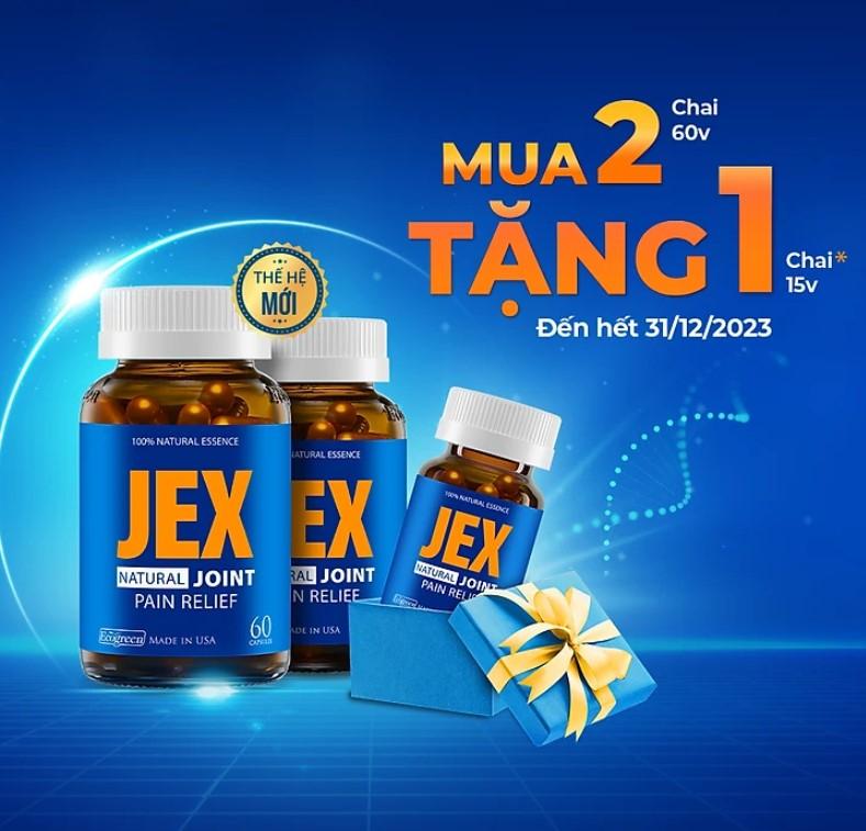 Viên uống Jex giảm đau, bảo vệ xương khớp