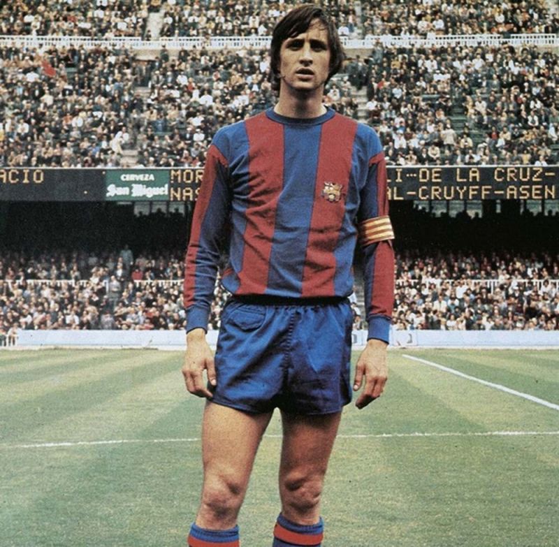 Johan Cruyff tại World Cup 1974 khi Hà Lan thất bại trước đội tuyển Đức