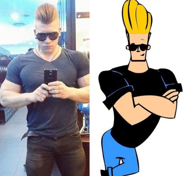 Johnny Bravo trong cuộc sống thực