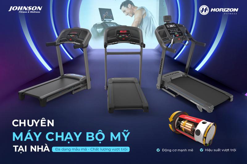 Máy Chạy Bộ Điện Mỹ Horizon CITTA TT5.0 - Johnson Fitness