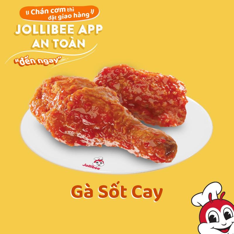 Gà sốt cay Jollibee