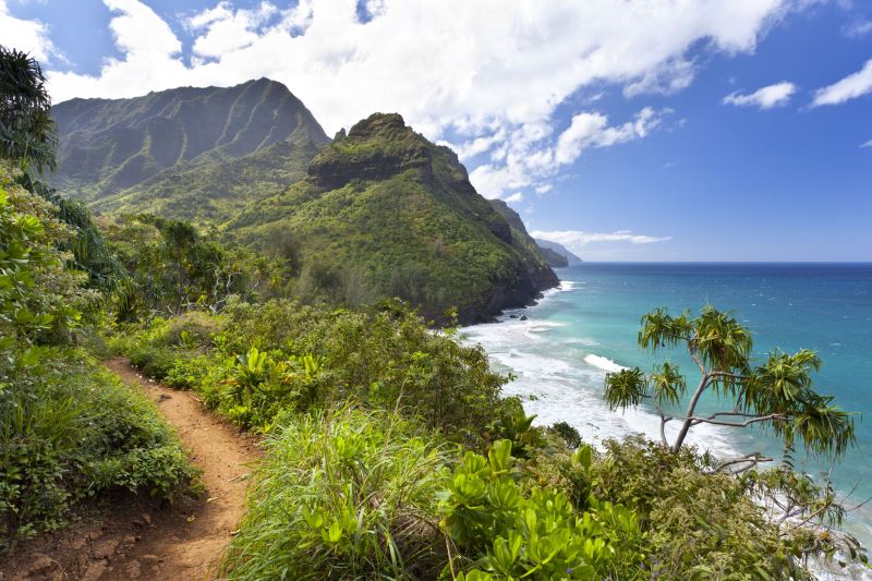 Kalalau Trail, Kauai, Hawaii, Mỹ