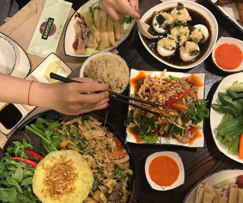 Những món ngon ở Kampong Chicken House rất phong phú và đa dạng