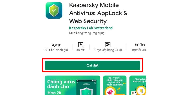 Kaspersky Antivirus: AppLock