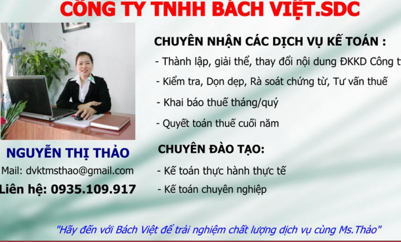 Kế toán Bách Việt - Ms Thảo