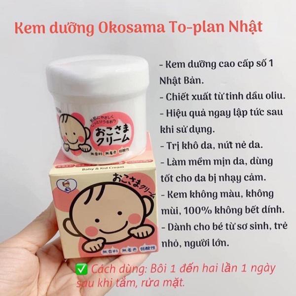 Kem bôi chống nẻ kem nẻ Osakama To Plan Nhật Bản