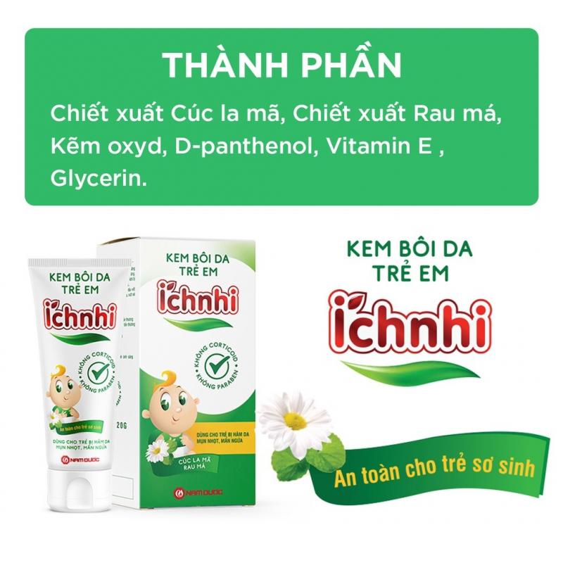 Kem bôi da trẻ em Ích Nhi